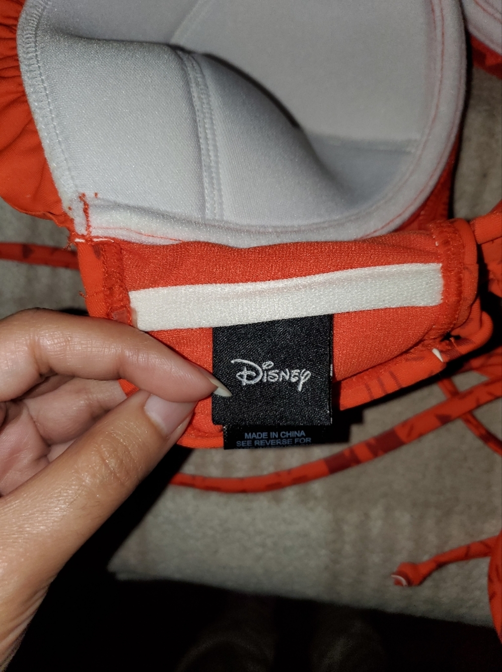 Hot Topic Disney Moana Heart Of Te Fiti Swim Bikini Top - Picture 10 of 15